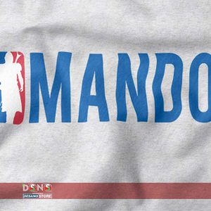 Star Wars Mando NBA logo long sleeve T-shirt