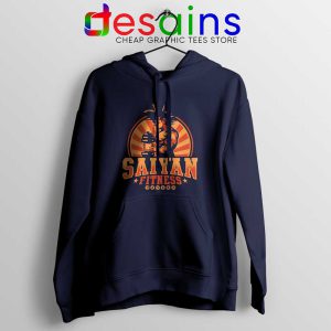 Super Saiyan Workout Navy Hoodie Goku Gym