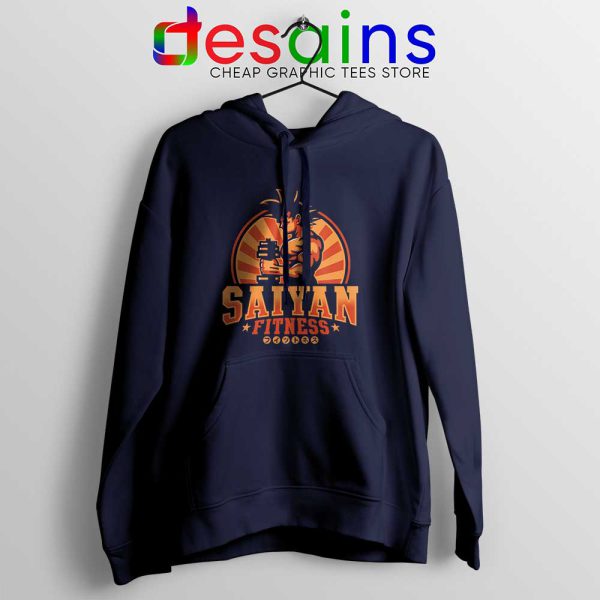 Super Saiyan Workout Navy Hoodie Goku Gym