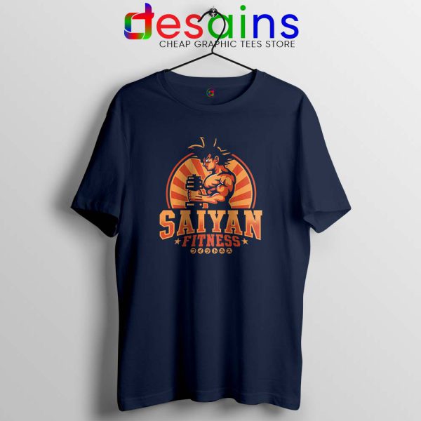 Super Saiyan Workout Navy T Shirt Goku Gym