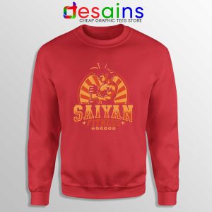 Super Saiyan Workout Red Sweatshirt Goku Gym