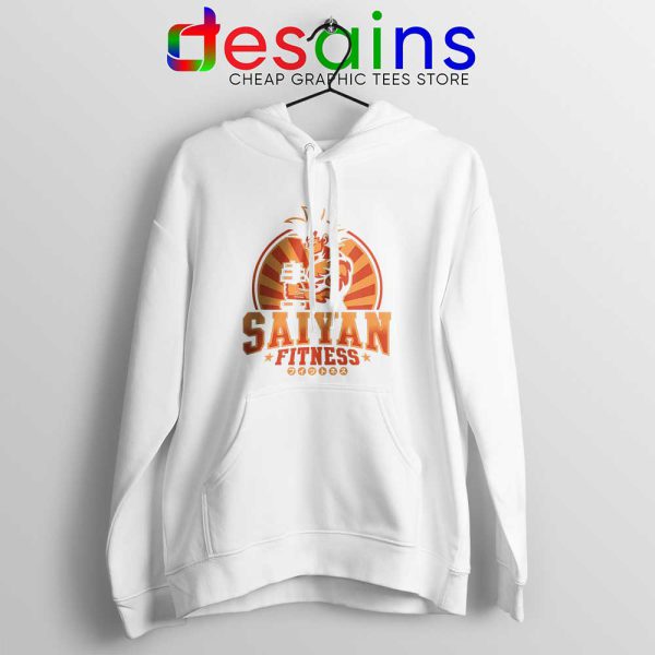 Super Saiyan Workout White Hoodie Goku Gym