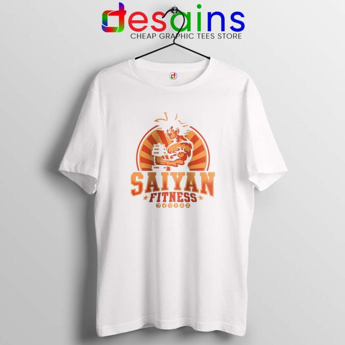Super Saiyan Workout White T Shirt Goku Gym