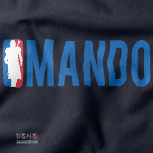 The Mandalorian with a funny NBA-style