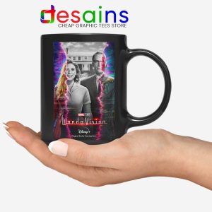 Wandavision Poster Black Mug Marvel Cinematic Universe