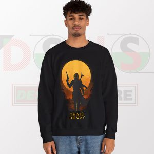 Way of the Mandalore Sunset Sweatshirt Mens Black