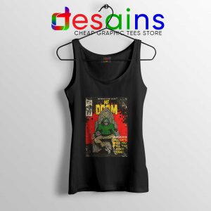 All Caps Madvillain Song Black Tank Top MF Doom Comic