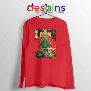 All Caps Madvillain Song Red Long Sleeve Tee