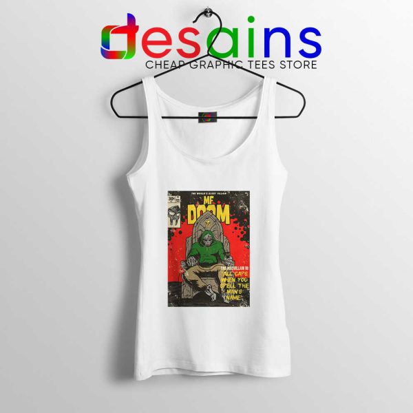 All Caps Madvillain Song Tank Top MF Doom Comic