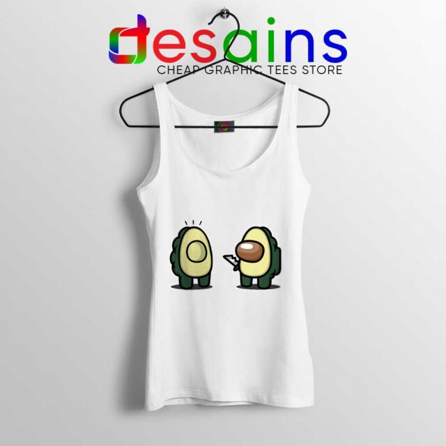 Among Us Meme Avocado Tank Top Impostor Funny