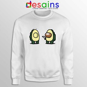 Avocado Imposter Among Us Sweatshirt Game Funny