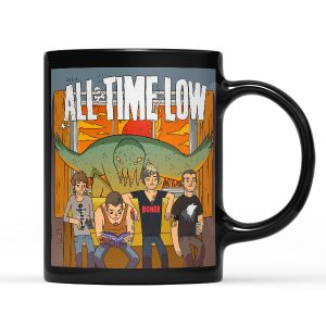 Band All Time Low Don t Panic Tour Black Mug 11oz