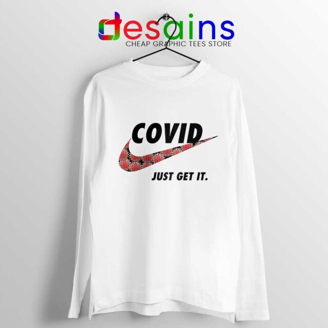 Best Covid Nike Meme Long Sleeve Tee Just Do It