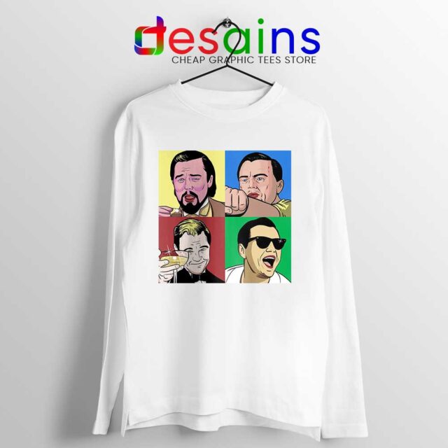 Best Meme Leonardo DiCaprio Long Sleeve Tee King Of Memes