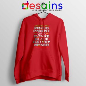 Black History Maker Red Hoodie African American