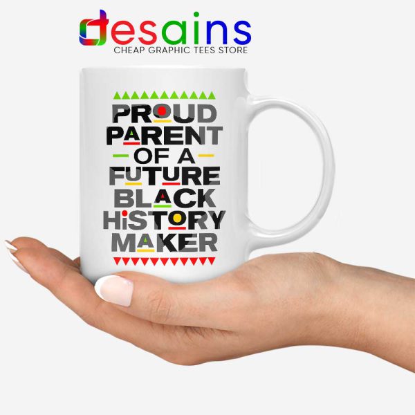 Black History Maker White Mug African American