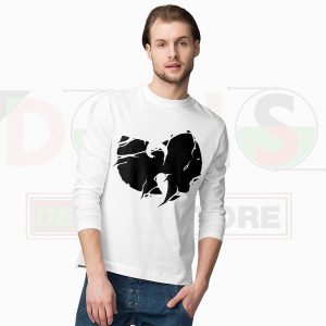 Broken Wu-Tang Clan Logo Long Sleeve Tee – Hip Hop Streetwear Shirt