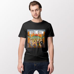 Buy All Time Low Don t Panic Tour Black T Shirt
