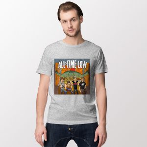 Buy All Time Low Don t Panic Tour SPort Grey T Shirt