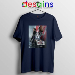 Buy Falcon and Winter Soldier Navy T Shirt Disney+ Merch
