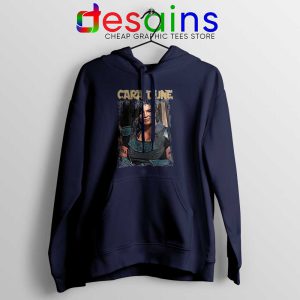 Cara Dune Mandalorian Trooper Navy Hoodie Star Wars Disney+