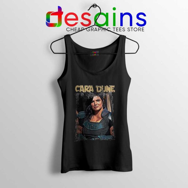 Cara Dune Shock Trooper Black Tank Top Star Wars Mandalorian