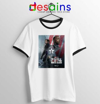 Cheap Falcon and Winter Soldier Ringer Tee Marvel Disney+