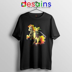 Cute Pikachu Zelda Black T Shirt Pokemon Game