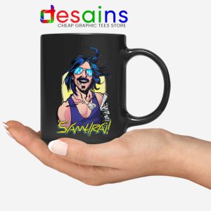 Cyberpunk 2077 Johnny Black Mug Samurai