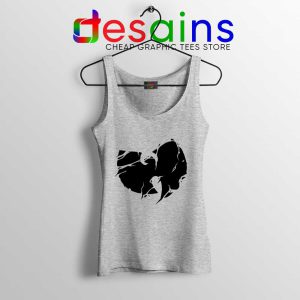 Dark Wu Tang Clan Logo Sport Grey Tank Top