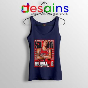 Derrick Rose No Bulls Navy Tank Top Slam Magazine