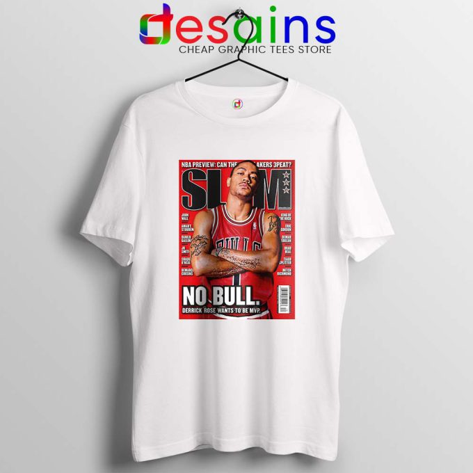 Derrick Rose No Bulls T Shirt Slam Cover