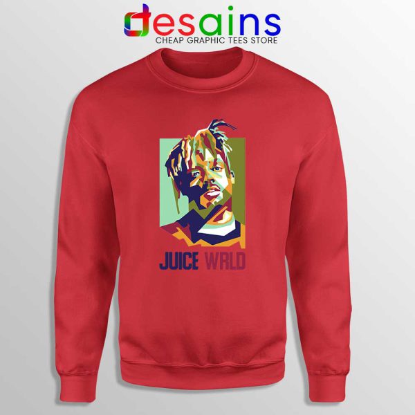 Juice Wrld Cause of Death Red Sweatshirt RIP Merch