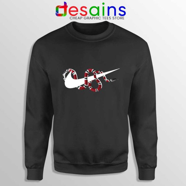 Just DO It Milk Snake Black Sweatshirt Funny Nike