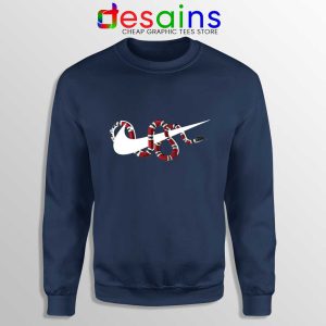 Just DO It Milk Snake Navy Sweatshirt Funny Nike