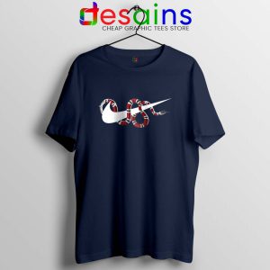 Just DO It Milk Snake Navy T Shirt Funny Nike