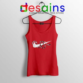 Just DO It Milk Snake Red Tank Top Funny Nike