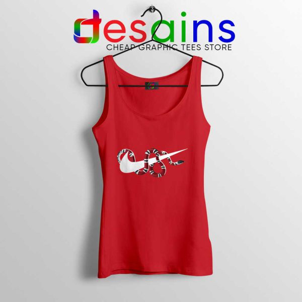 Just DO It Milk Snake Red Tank Top Funny Nike