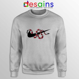 Just DO It Milk Snake Sport Grey Sweatshirt Funny Nike