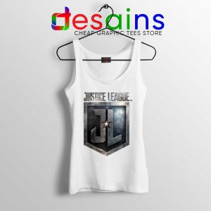 Justice League Logo Snyder Cut White Tank Top DC Comics