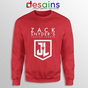 Justice League Zack Snyder Cut Red Sweatshirt DC