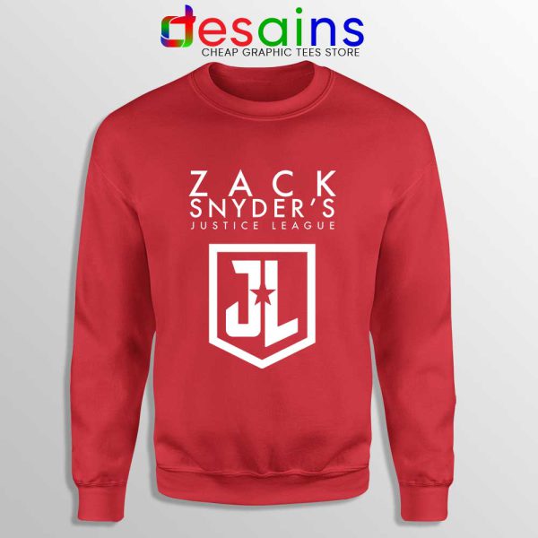 Justice League Zack Snyder Cut Red Sweatshirt DC