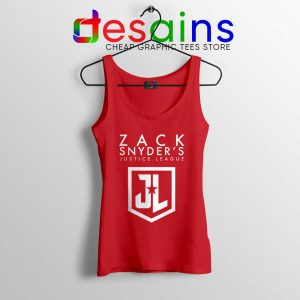 Justice League Zack Snyder Cut Red Tank Top DC