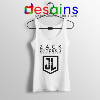 Justice League Zack Snyder Cut White Tank Top DC