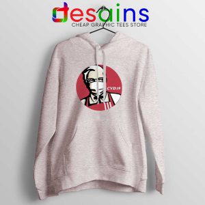 KFC Specials Covid19 Sport Grey Hoodie Vaccine Corona Funny