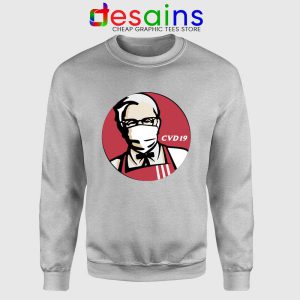 KFC Specials Covid19 Sport Grey Sweatshirt Corona Vaccine