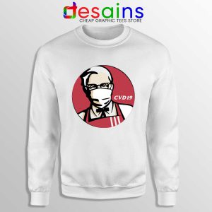 KFC Specials Covid19 White Sweatshirt Corona Vaccine