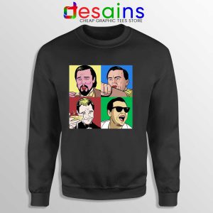 King Memes Leonardo DiCaprio Black Sweatshirt Funny Celebrity