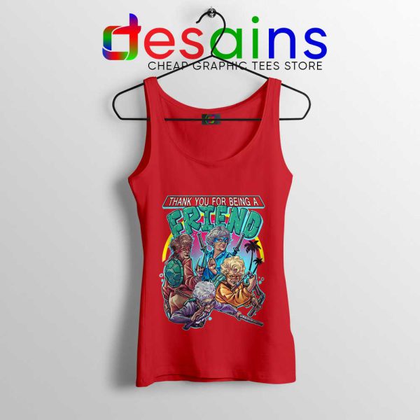 Last Episode of Golden Girls Red Tank Top Sitcom