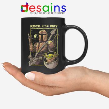 Mandalorian AcDc Rock n Roll Mug This is the Way